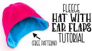 Fast Fleece Hat With Ear Flaps Diy Free Pattern Youtube