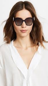 Marc Jacobs Daisy Sunglasses in Black