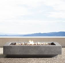 56 Ixtapa Natural Gas Rectangular Fire Table Fire Table Outdoor Fire Outdoor Fire Table