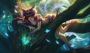 Lol Ahri The Spirit Of The Forest League Of Legends Ari Ahri Elderwood Ahri 4k Wallpaper Hdwa Ahri League League Of Legends League Of Legends Characters