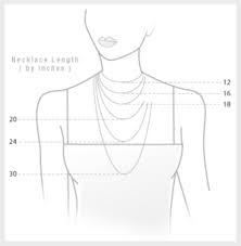 necklace length by inches pinlavie com