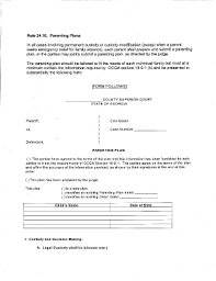 You ask the court for a new parenting plan. Fillable Online Georgiacourts Rule 24 10 Parenting Plans In Ail Cases Involving Permanent Georgiacourts Fax Email Print Pdffiller