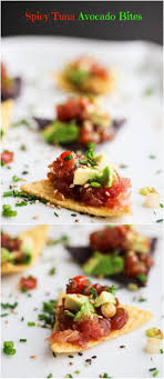 Spicy Tuna Tartare Avocado Bites So Easy Just 5 Ingredients Nourriture Recettes De Cuisine Cuisine Et Boissons