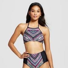 Womens High Neck Halter Bikini Top Mossimo Target Bikinis High Neck Bikinis Beach Outfit Women