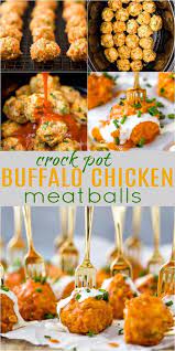 Crockpot Buffalo Chicken Meatballs The Best Crockpot Meatballs Recipe Buffalo Chicken Meatballs Recipe Crock Pot Meatballs Chicken Meatballs