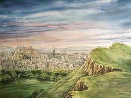No need to register, buy now! Edinburgh Castle Sunset From The Crags Arthur S Seat Etsy