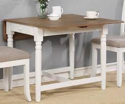 Hayley Rectangular Dining Table With Drop Leaf Pale Ale And White Walmart Com Rectangular Dining Table White Kitchen Table Dining Table