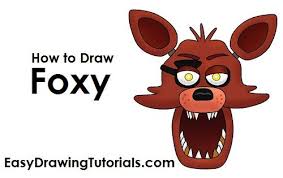 How To Draw Foxy Foxy Five Nights At Freddy S Five Night