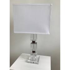 Z gallerie axis dining chairs. Z Gallerie Acrylic White Table Lamp Aptdeco