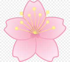 Cherry Blossom Cartoon Plant hand drawn plants cartoon plant cartoon cherry blossom. cherry blossom cartoon