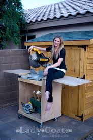 Miter Saw Cart Woodworking Projects Woodworking Projects