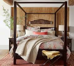 Shop wayfair for the best pottery barn desk. Farmhouse Canopy Bed Wooden Beds Pottery Barn
