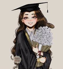 Pin By Reham Mohammed On انا Graduation Art Fashion Art Illustration Graduation Girl