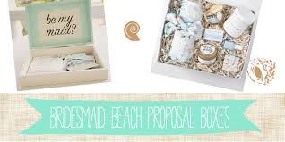 Nov 19, 2019 · bridesmaid wine box proposal gift. Beach Themed Bridesmaid Proposal Boxes Surprise Your Girls