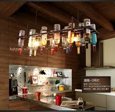 recycled retro hanging wine bottle