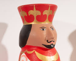 Mexican HDA Uxmal Folk Art Pottery Three Wisemen