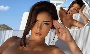 Demi Rose makes the most of her ample assets as she strips off for nearly  nude shoot in Ibiza | Daily Mail Online