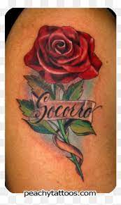 Maybe you would like to learn more about one of these? Faith And Mama Banner Nice Red Rose Old School Tattoo Rose Tattoo Design With Name Free Transparent Png Clipart Images Download