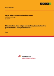 Globalisation How Might One Define Globalisation Grin