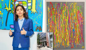 10yr old Art Prodigy makes 80k off New Yorkers with splatter paintings/bad  doodle