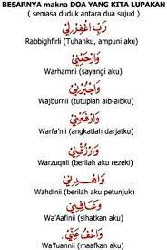 Hebatnya Doa Duduk Antara Dua Sujud