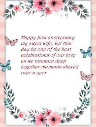 4.7 out of 5 stars. First Marriage Anniversary Wishes Messages Best Wishes