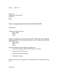 Savesave contoh formulir cetak ulang npwp kartu nomor pokok wajib pajak. Surat Permohonan Pencabutan Npwp Kosong