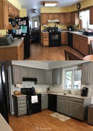 Before And After Funcycled Kitchen Renovation Oak Kitchen Cabinets New Kitchen Cabinets