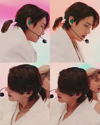 It works better in your natural long and dark tresses. V S Ponytail Hairstyle Shook The Whole Internet After Bts S Gma Performance Allkpop