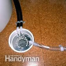 Laundry Room Plumbing A Recessed Pvc Floor Drain Floor Drains Laundry Room Flooring Basement Flooring
