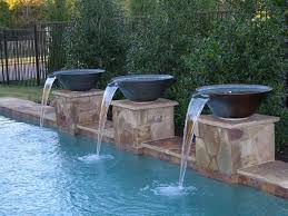 Water Bowls Pool Water Features Water Fountains Outdoor Pool Fountain
