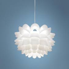 Art Deco White Plastic Chandelier In The Kitchen Over My Dining Table Pendant Chandelier Flower Lamp Flower Chandelier