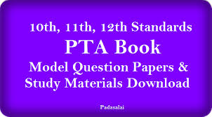 10th 11th 12th Pta Book Model Question Papers Answer Keys Download Padasalai No 1 Educational Website