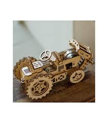Our products rang from robotic dinosaurs, mechanical gears, diy house, music box, cars, airplanes. Rokr 3d Puzzle Movable Tractor Wooden Building Toy Kit Buildingtoystore Com
