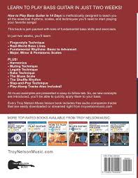 Maybe you would like to learn more about one of these? How To Play Bass Guitar In 14 Days Daily Bass Lessons For Beginners Play Music In 14 Days Mueller Michael Nelson Troy 9798631600096 Amazon Com Books