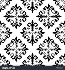 Black And White Diamond Shaped Logo Black And White Diamond Shaped Ornamental Floral Arabesque Seamless Pattern In Ornamenty Grafika Chernila
