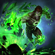 Atomic Green Lantern Green Lantern Green Lantern Corps Superhero Art