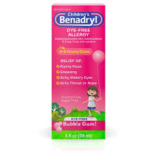 Benadryl Childrens Childrens Dye Free Allergy Liquid