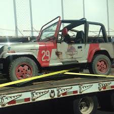 Original Jurassic Park Jeep Spotted Heading For Jurassic World Jurassic World 3 News