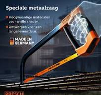 Presch metaalzaag 300mm - Met BI-metaal zaagblad voor precies zagen - 90°  rotatie van het zaagblad voor horizontale & verticale sneden - Ergonomisch  ...