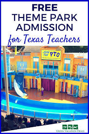 Free Theme Park Admission For Texas Teachers Green Vacation Deals In 2020 Vacation Deals Theme Park Seaworld San Antonio