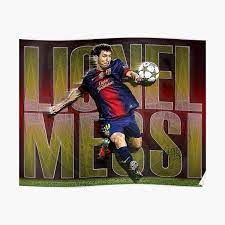 Vietbalposter van lionel messi de fc barcelona 2020/2021 messi poster 61x91.5cm is gedrukt op glanzend papier en wordt gerold verzonden in een stevige doos. Lionel Messi Posters Redbubble