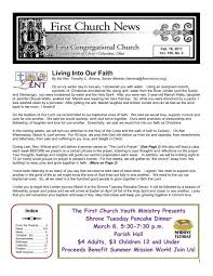 Living Into Our Faith