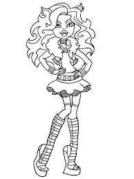 The ghouls from monster high have a challenger for you: Malvorlagen Monster High Coloring And Malvorlagan