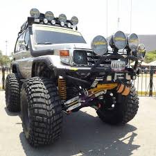 The land cruiser is fitted with toyota safety sense, a set of active safety technologies designed to help prevent or mitigate collisions across a wide range of traffic situations. Landcruiser Lifted Front Suspension Toyota Landrcruiser Xrox Bar Toyota Land Cruiser Land Cruiser Expedition Vehicle
