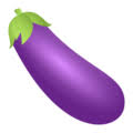 Eggplant Emoji Bu emojiye bir isim vermek gerekirse; eggplant emoji
