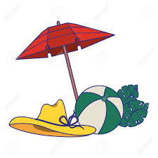 Summer And Travel Beach Ball And Umbrella With Hat And Leaves Royalty Free Cliparts Vectors And Stock Illustration Image 129479949 Most relevant best selling latest uploads. summer and travel beach ball and umbrella with hat and leaves