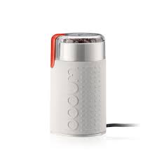 Enjoy the aroma and flavour of freshly ground coffee beans with this hand coffee grinder. Bodum Eletric Coffee Grinder Bistro White