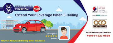 We provide comprehensive general insurance plans for all your cover extends to vehicles travelling to west malaysia. Msig E Hailing Drivers Motor Insurance Home Facebook