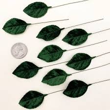 Allenjoy #hromakey green screen #background #chromakey muslin backdrop for video customized size professional photo lighting studio. Set Of 12 Velvet Rose Leaves Dark Green